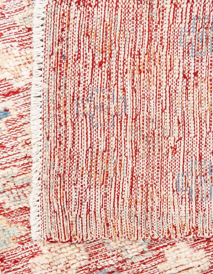 Detail image of  6' 7 x 9'  Hand Knotted Moroccan Wool Rug