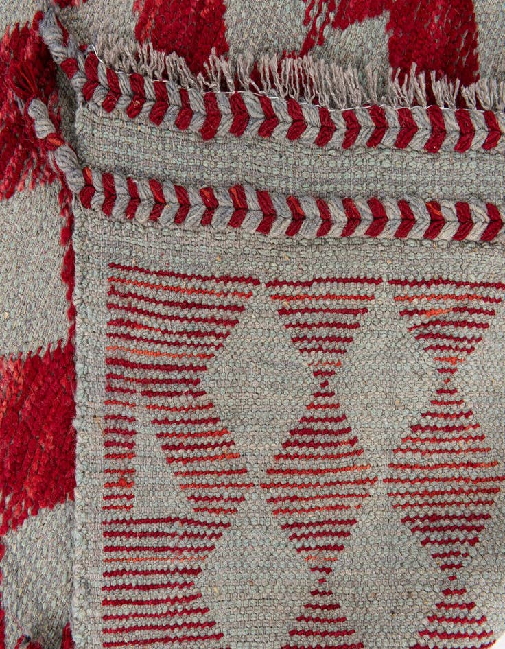 Detail image of  5' 2 x 7' 1  Hand Knotted Moroccan Wool Rug