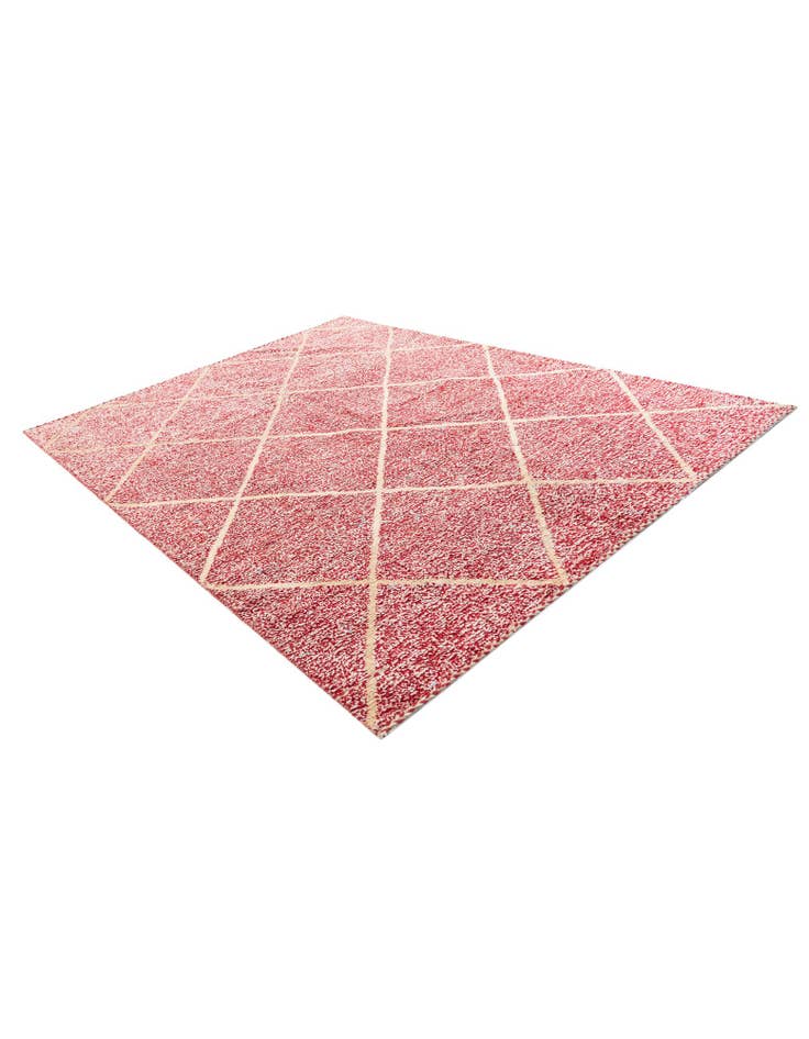 Detail image of  8' x 10' 4  Hand Knotted Moroccan Wool Rug