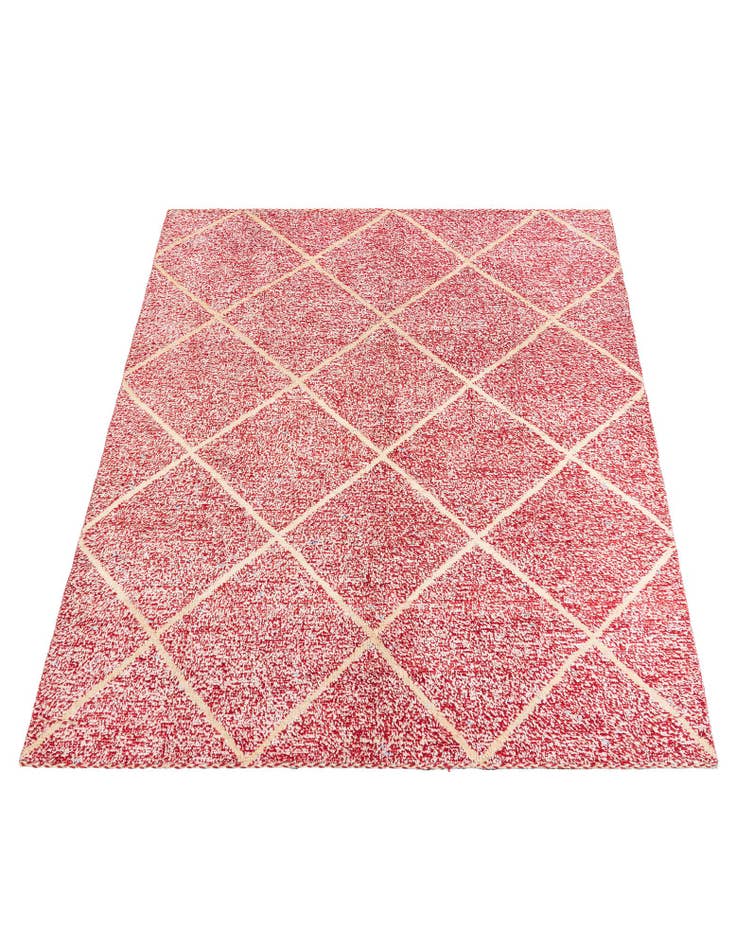 Detail image of  8' x 10' 4  Hand Knotted Moroccan Wool Rug