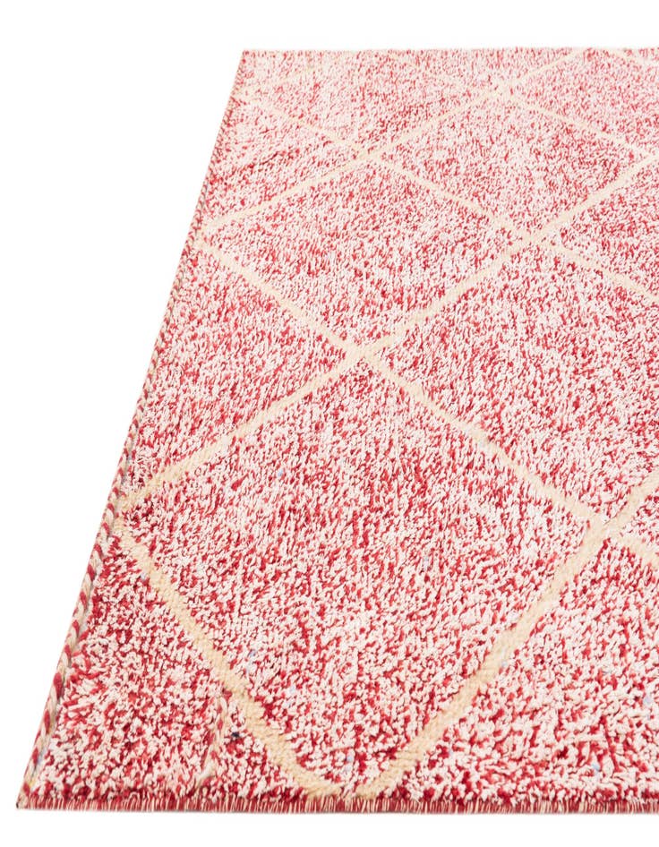 Detail image of  8' x 10' 4  Hand Knotted Moroccan Wool Rug