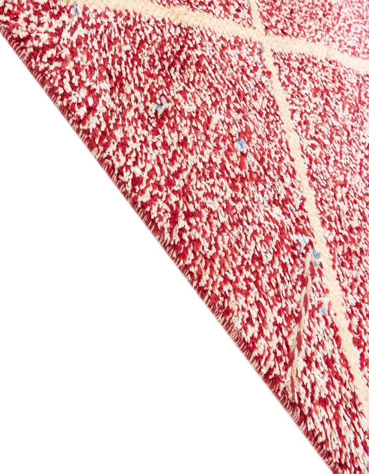 Detail image of  8' x 10' 4  Hand Knotted Moroccan Wool Rug