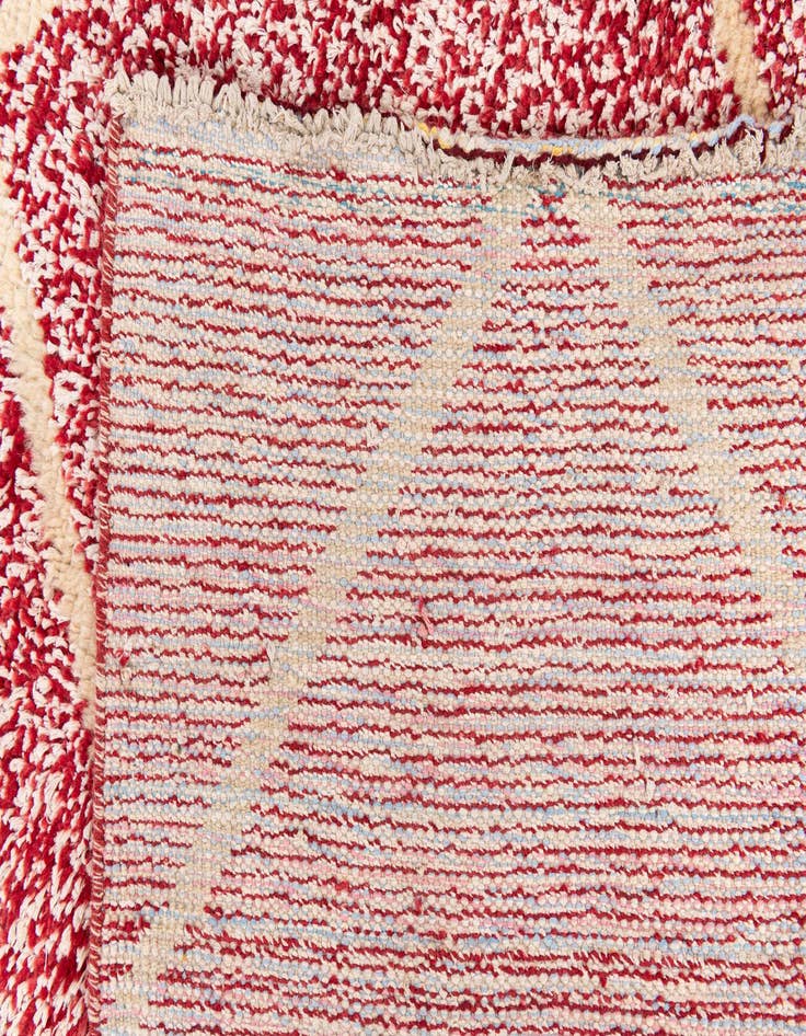 Detail image of  8' x 10' 4  Hand Knotted Moroccan Wool Rug