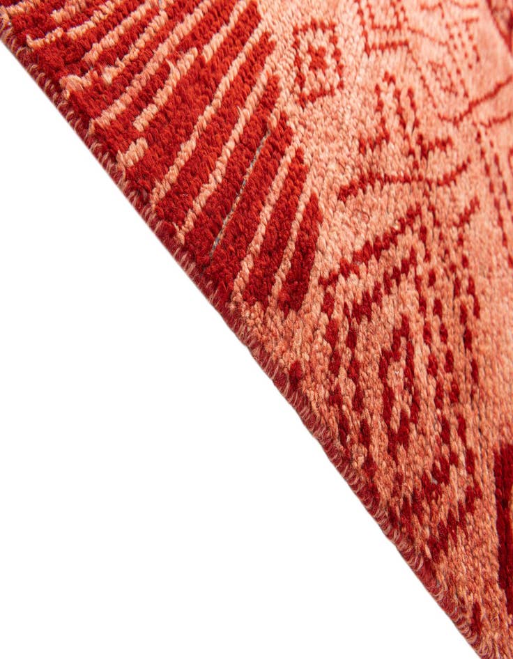 Detail image of  5' 10 x 8' 10  Hand Knotted Moroccan Wool Rug