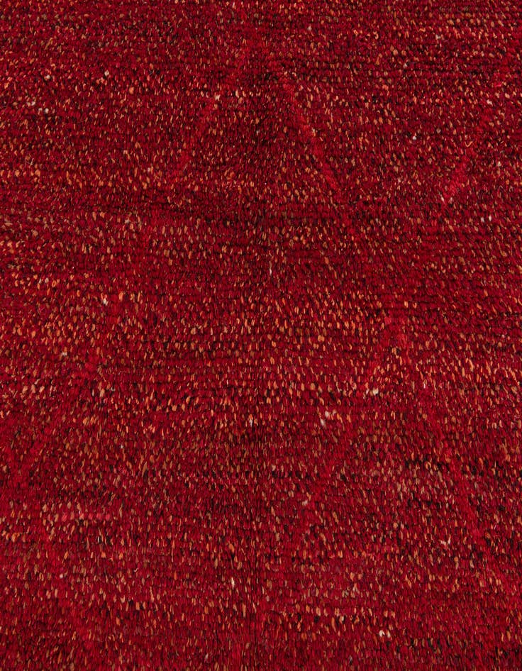 Detail image of 6' 2 x 9' Hand Knotted Moroccan Wool Rug