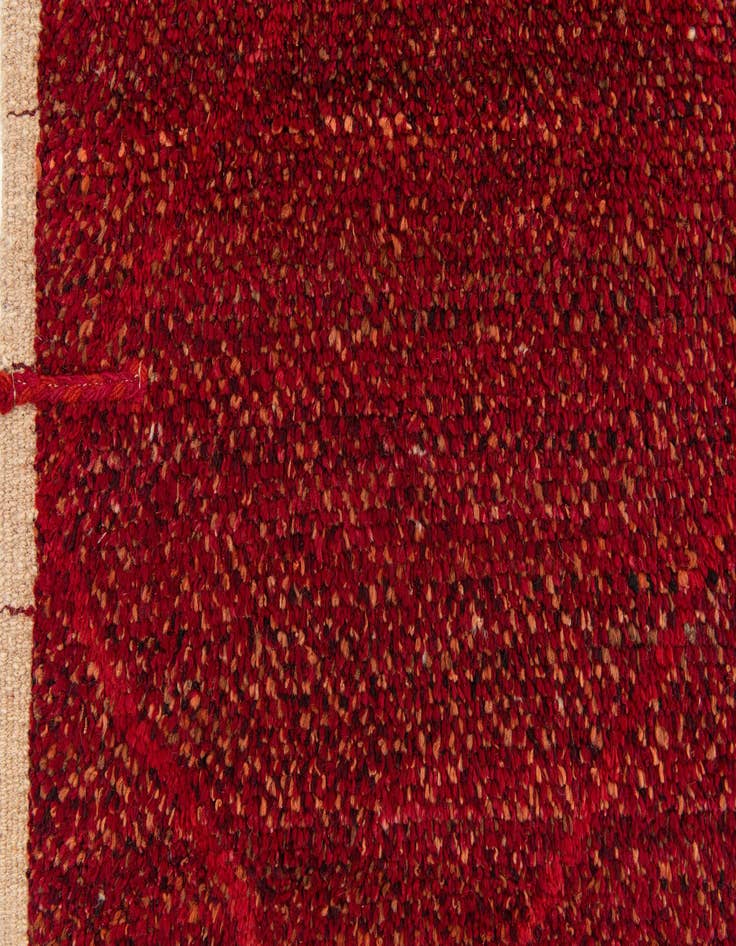 Detail image of 6' 2 x 9' Hand Knotted Moroccan Wool Rug