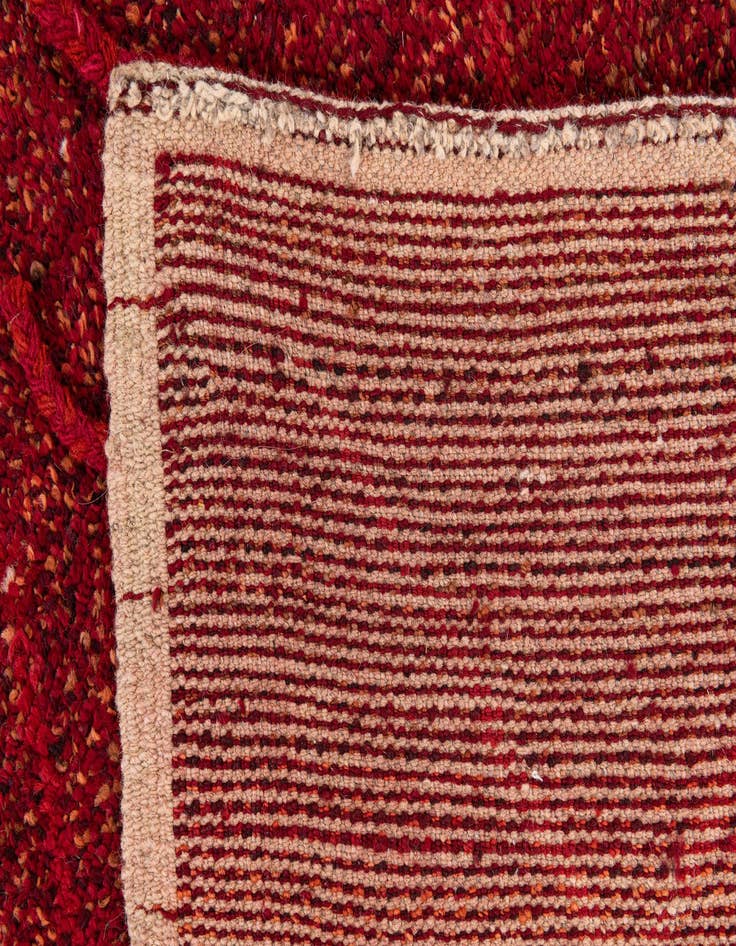 Detail image of 6' 2 x 9' Hand Knotted Moroccan Wool Rug