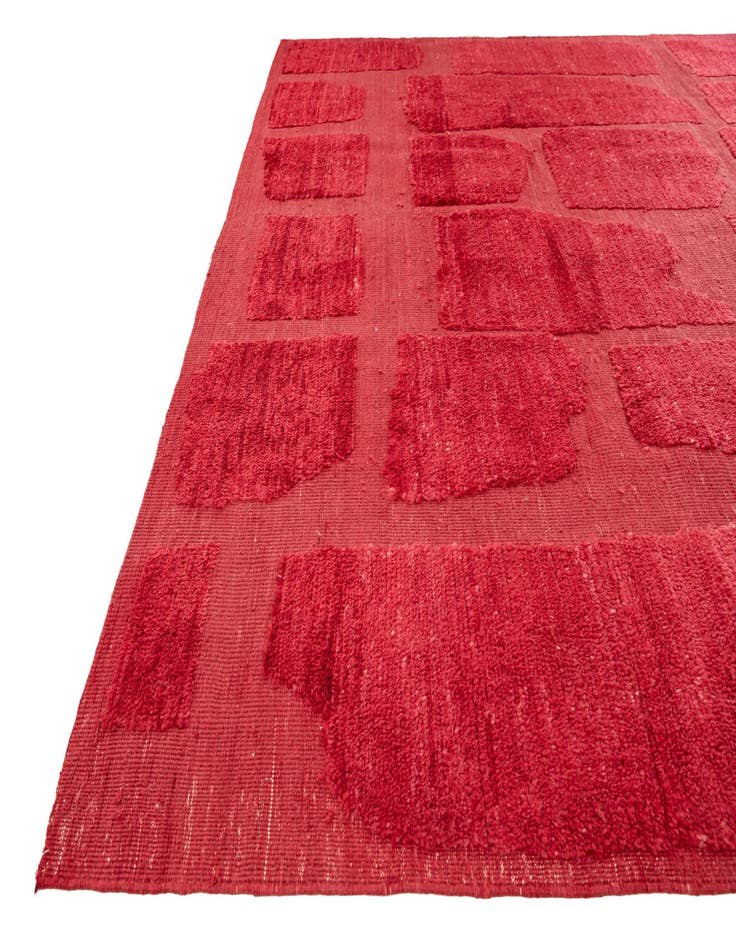 Detail image of  8' 1 x 10' 6  Hand Knotted Moroccan Wool Rug