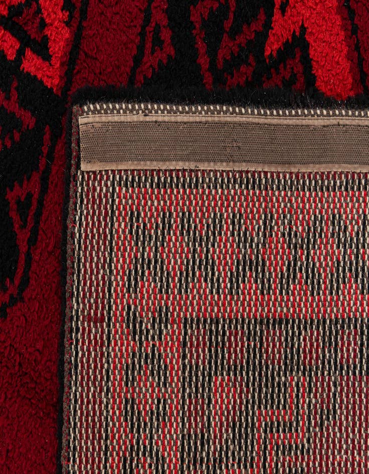 Detail image of  5' 6 x 7' 8  Hand Knotted Moroccan Wool Rug