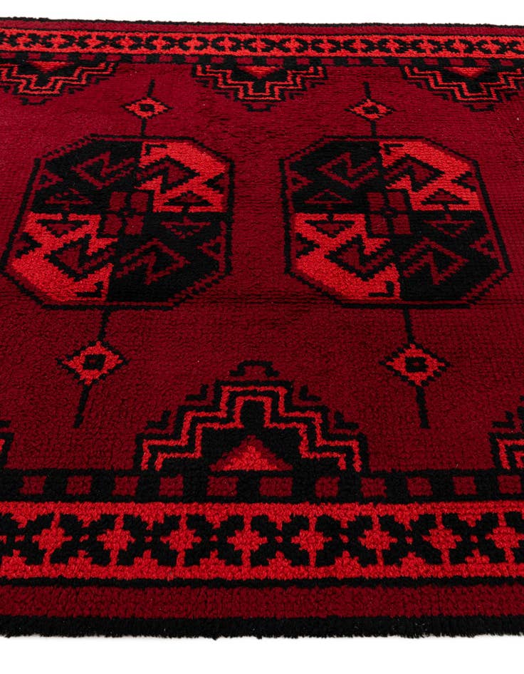 Detail image of  5' 6 x 7' 8  Hand Knotted Moroccan Wool Rug