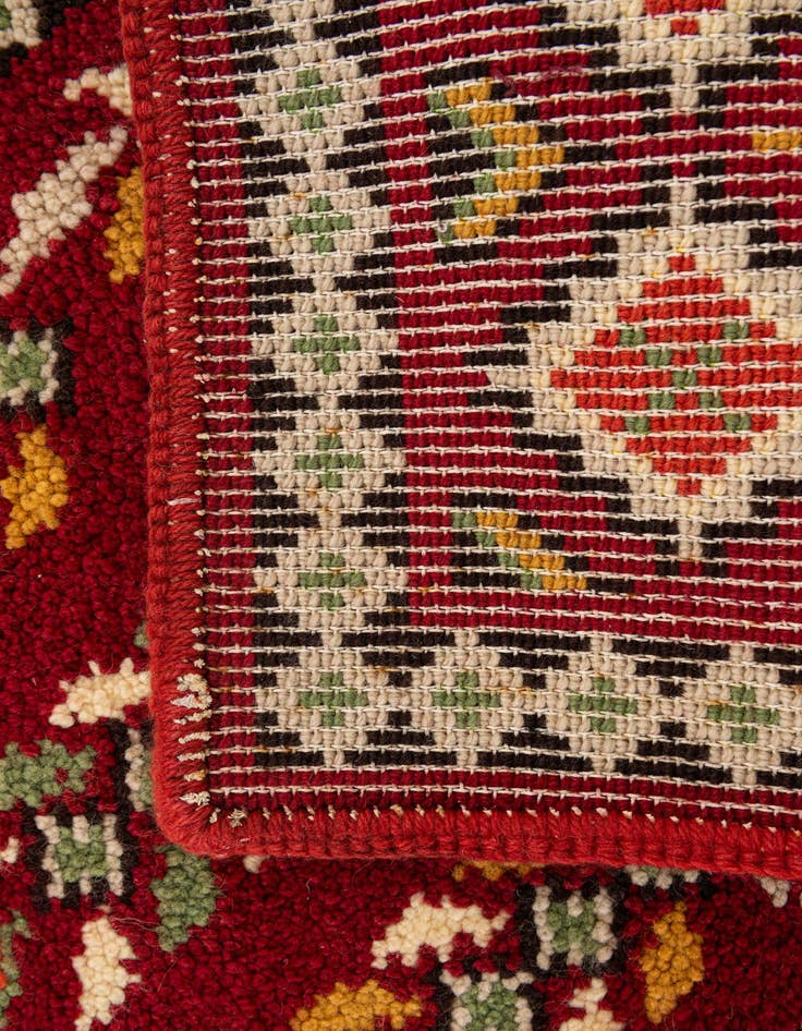 Detail image of  2' 2 x 3' 1  Hand Knotted Moroccan Wool Rug