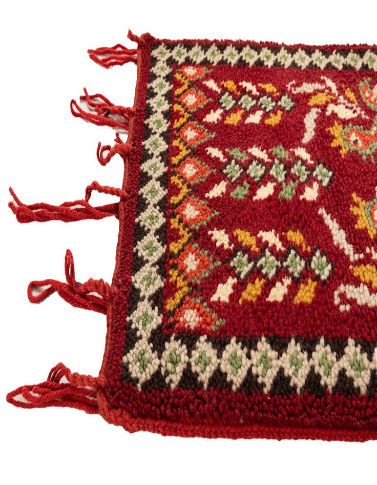 Detail image of  2' 2 x 3' 1  Hand Knotted Moroccan Wool Rug