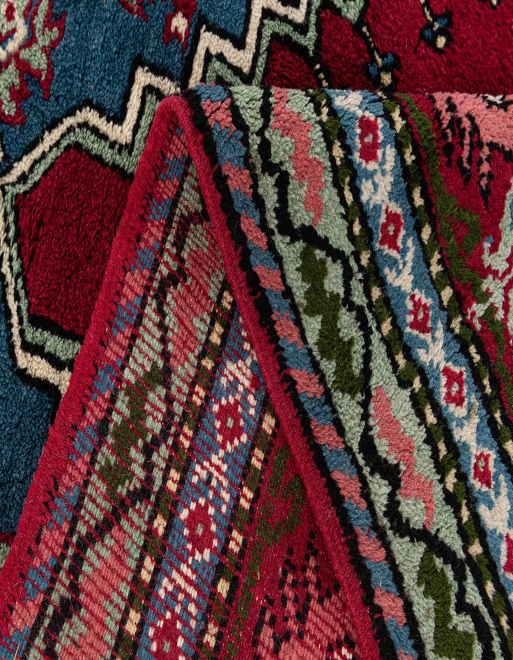Detail image of  7' 4 x 10' 8  Hand Knotted Moroccan Wool Rug