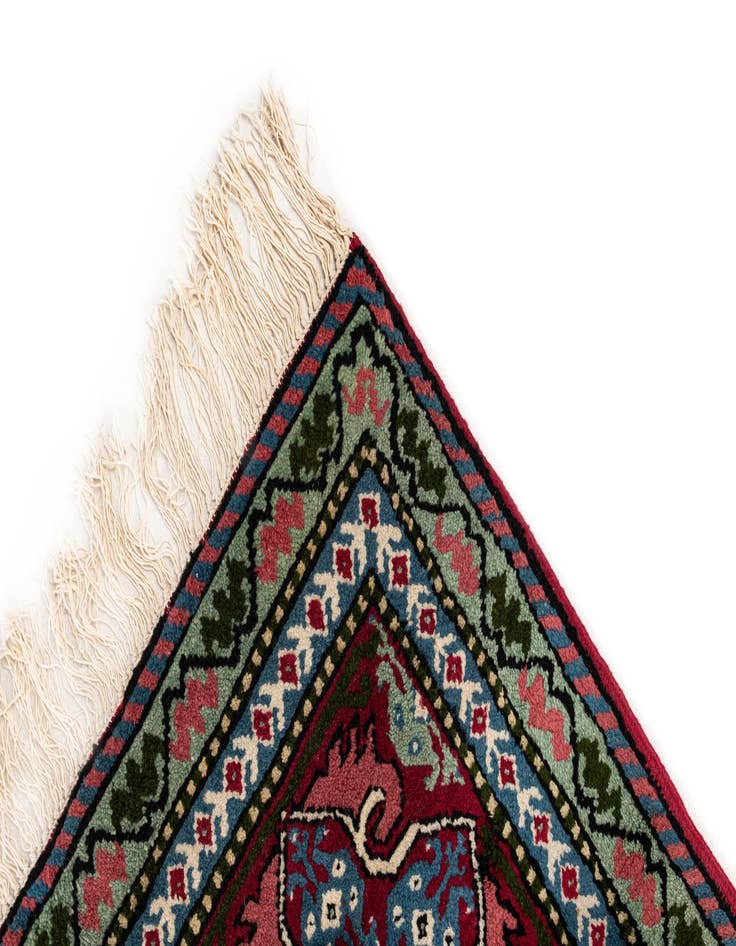 Detail image of  7' 4 x 10' 8  Hand Knotted Moroccan Wool Rug