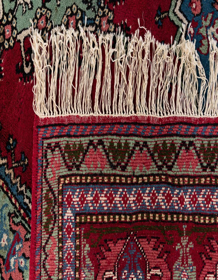 Detail image of  7' 4 x 10' 8  Hand Knotted Moroccan Wool Rug