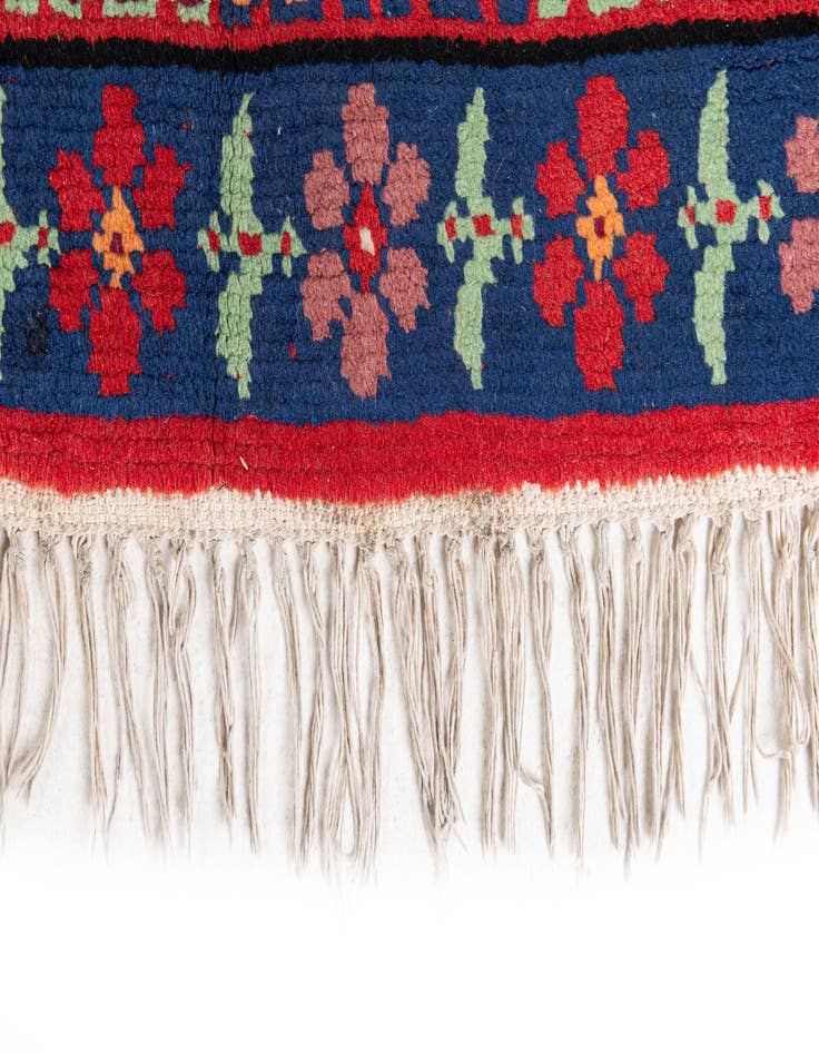 Detail image of  6' 8 x 9' 11  Hand Knotted Moroccan Wool Rug