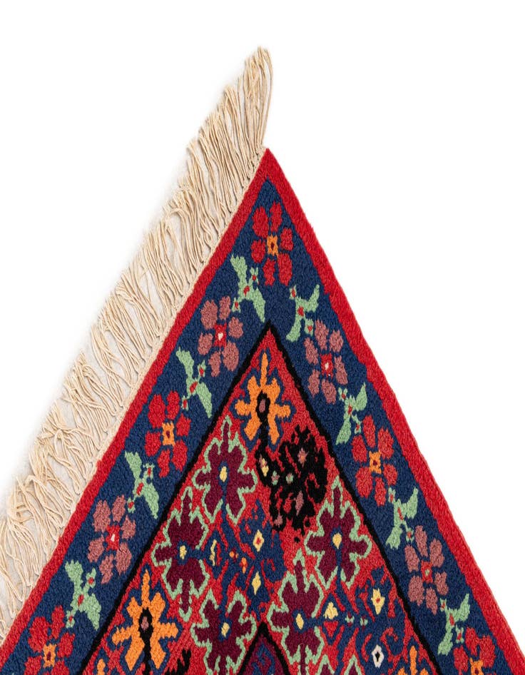 Detail image of  6' 8 x 9' 11  Hand Knotted Moroccan Wool Rug