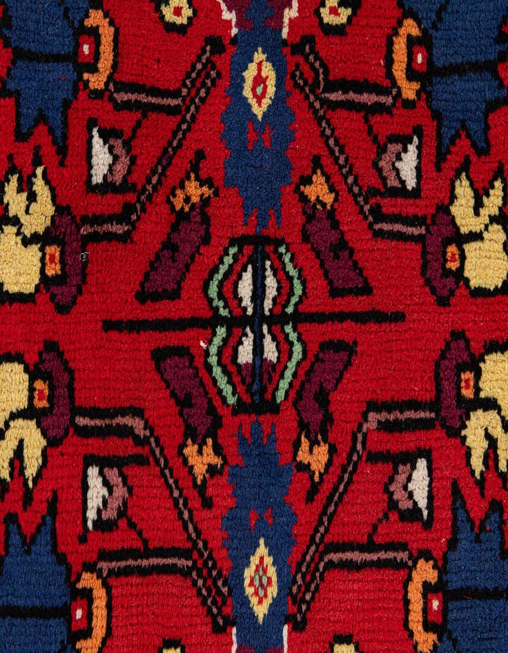 Detail image of  6' 8 x 9' 11  Hand Knotted Moroccan Wool Rug