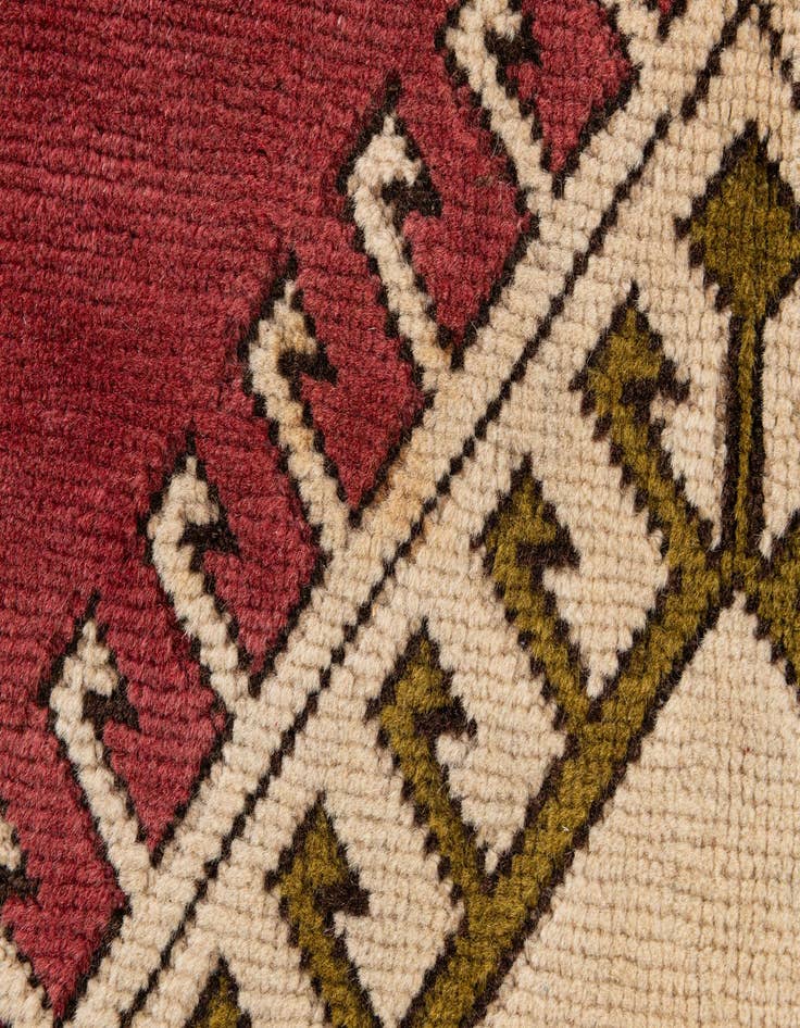 Detail image of  6' 8 x 9' 6  Hand Knotted Moroccan Wool Rug