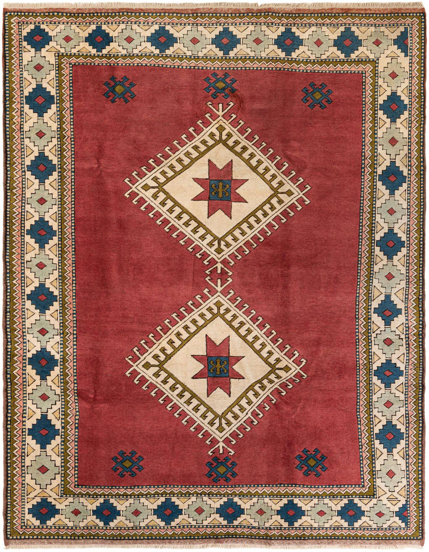 Primary image of  6' 8 x 9' 6  Hand Knotted Moroccan Wool Rug
