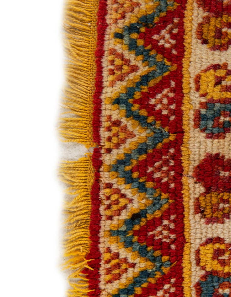 Detail image of 4' 9 x 7' 9 Hand Knotted Moroccan Wool Rug