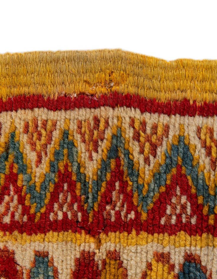 Detail image of 4' 9 x 7' 9 Hand Knotted Moroccan Wool Rug