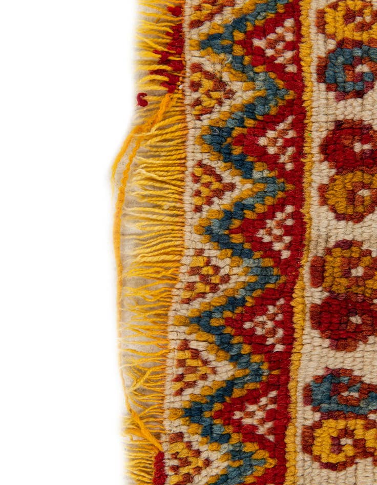 Detail image of 4' 9 x 7' 9 Hand Knotted Moroccan Wool Rug