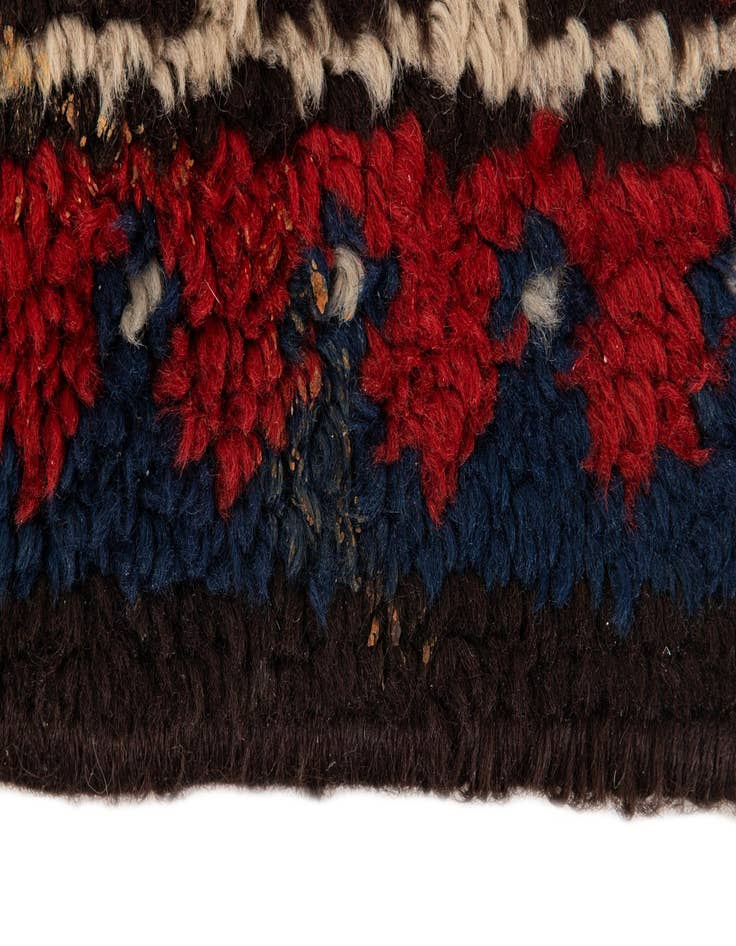 Detail image of  2' 4 x 4' 2  Hand Knotted Moroccan Wool Rug