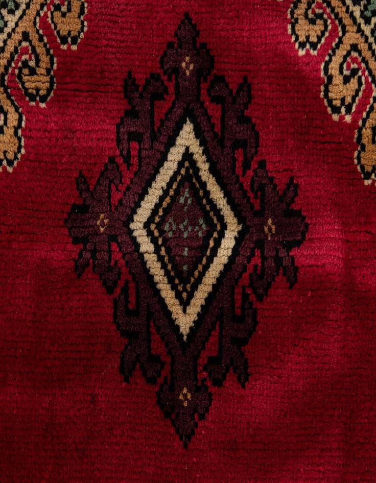 Detail image of  8' 2 x 11' 6  Hand Knotted Moroccan Wool Rug