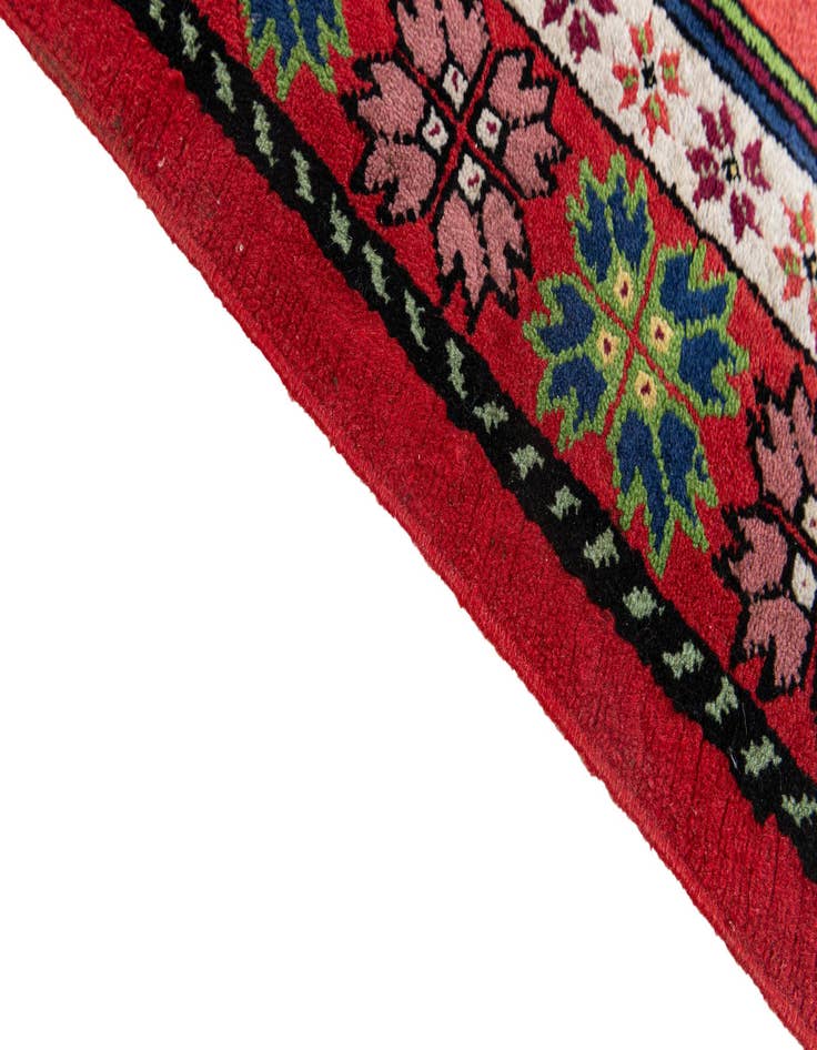 Detail image of  3' 6 x 6'  Hand Knotted Moroccan Wool Rug