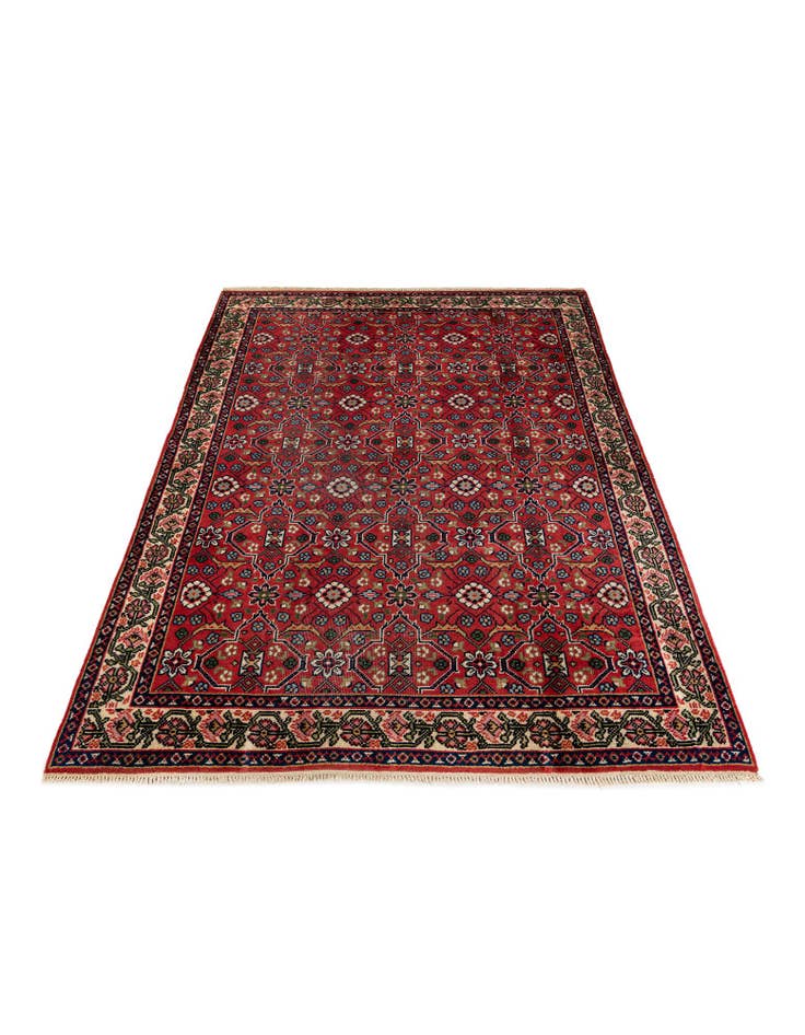 Detail image of  6' 6 x 9' 7  Hand Knotted Moroccan Wool Rug