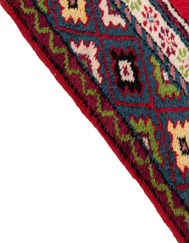 Detail image of  6' 8 x 10' 5  Hand Knotted Moroccan Wool Rug