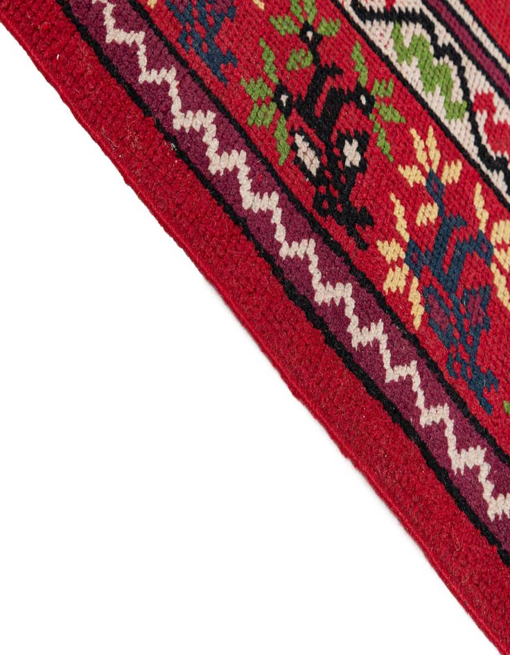 Detail image of  6' 8 x 10' 5  Hand Knotted Moroccan Wool Rug