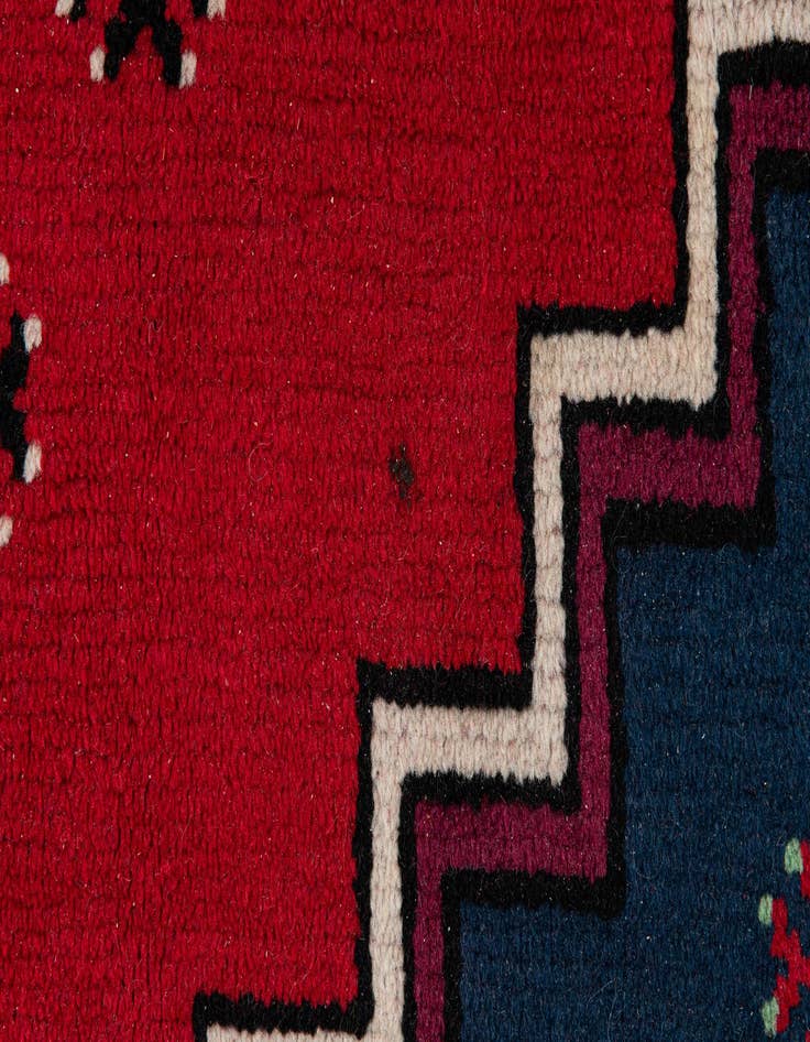 Detail image of  6' 8 x 10' 5  Hand Knotted Moroccan Wool Rug
