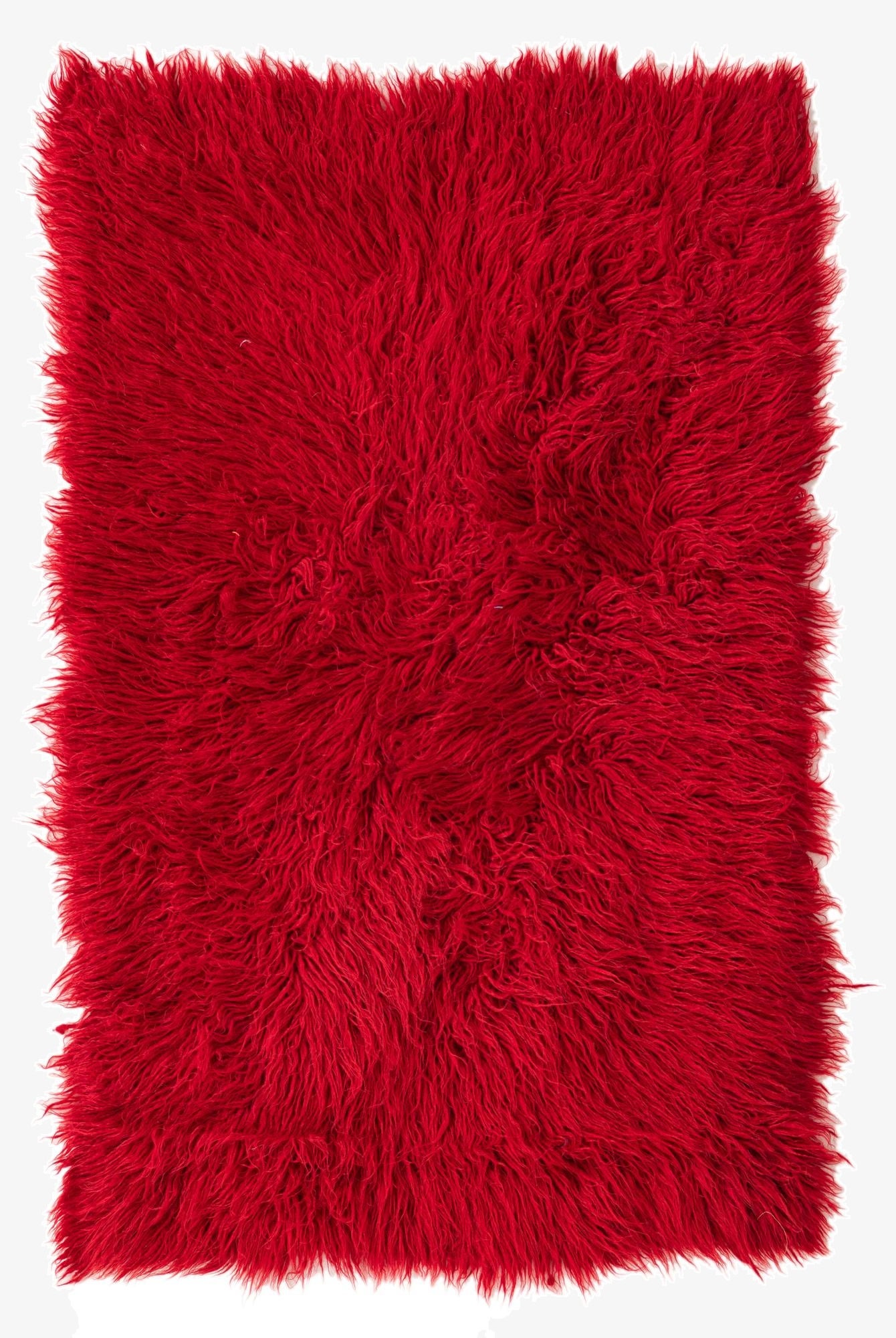  3' x 4' 6  Hand Knotted Moroccan Wool Rug