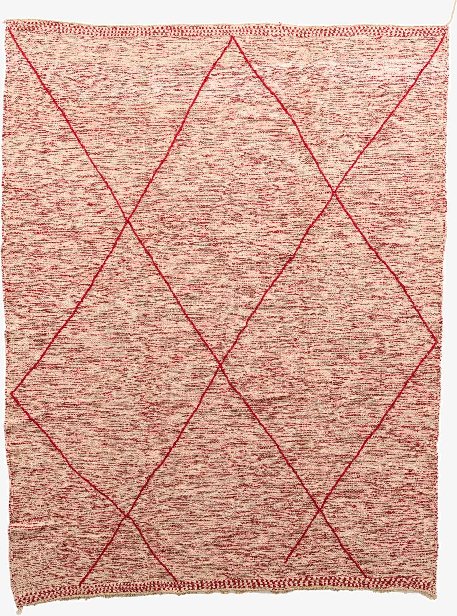  9' 5 x 12' 3  Hand Knotted Moroccan Wool Rug