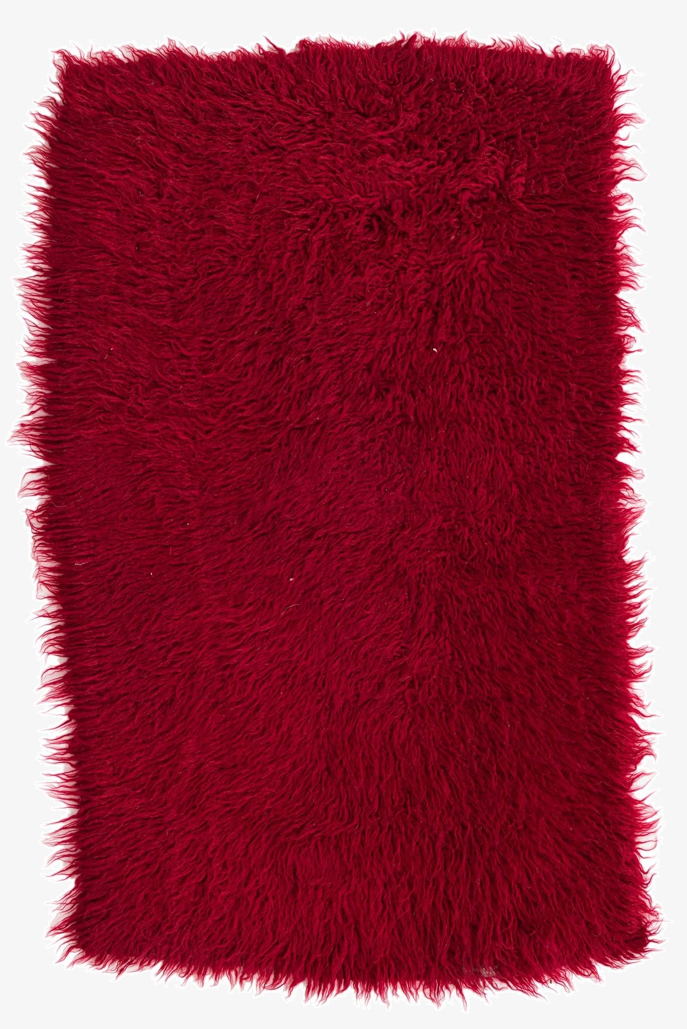  2' 7 x 4' 3  Hand Knotted Moroccan Wool Rug