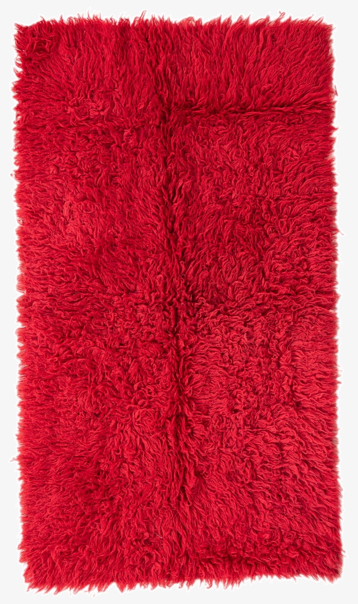  3' 1 x 5' 4  Hand Knotted Moroccan Wool Rug