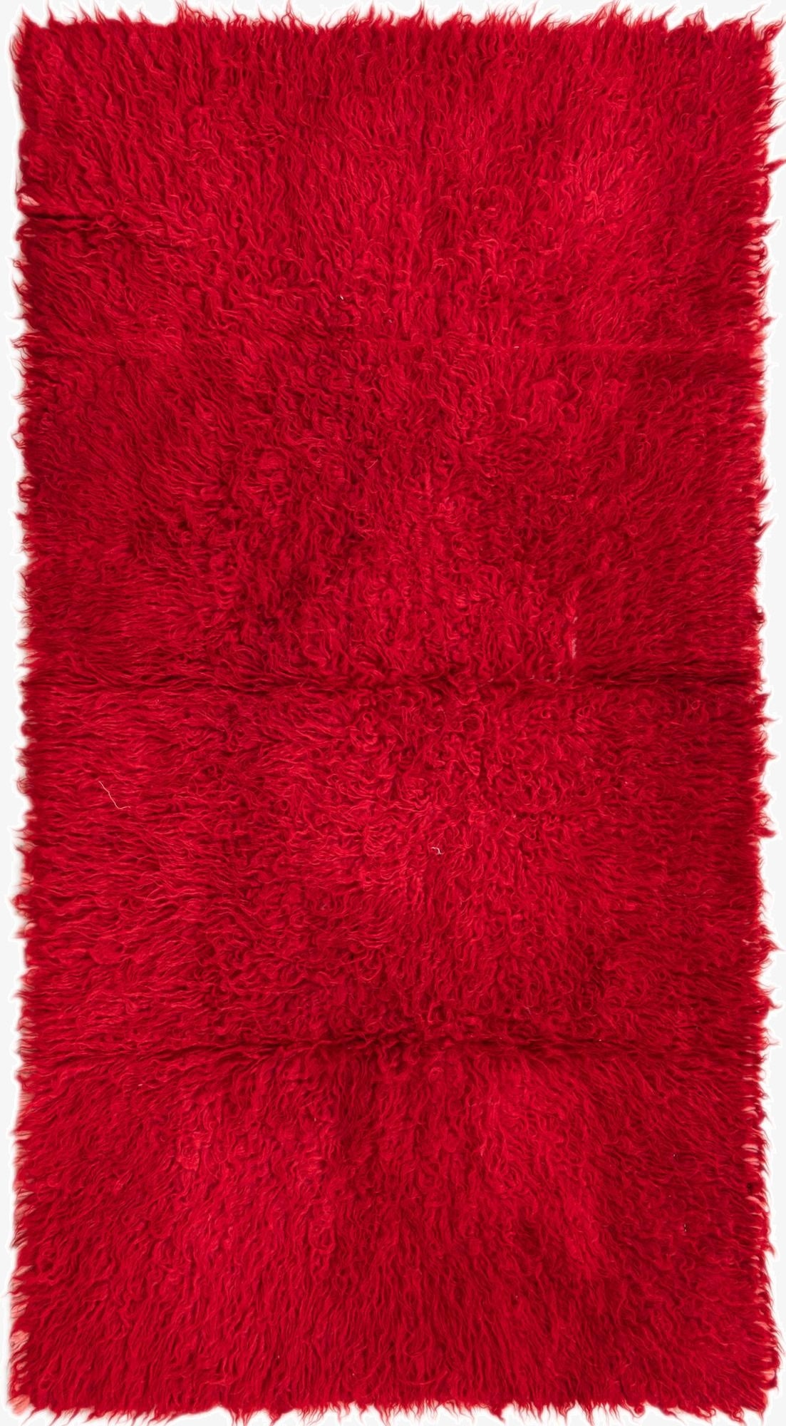  2' 10 x 5' 5  Hand Knotted Moroccan Wool Rug