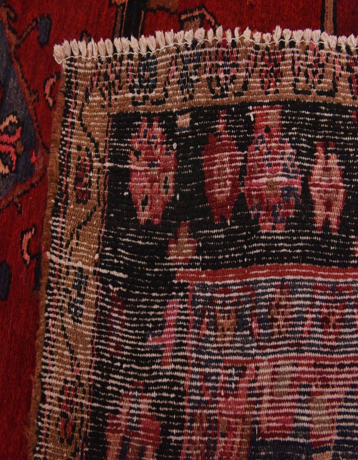 Detail image of  5' 10 x 9' 5  Hand Knotted Nahavand Persian Wool Rug