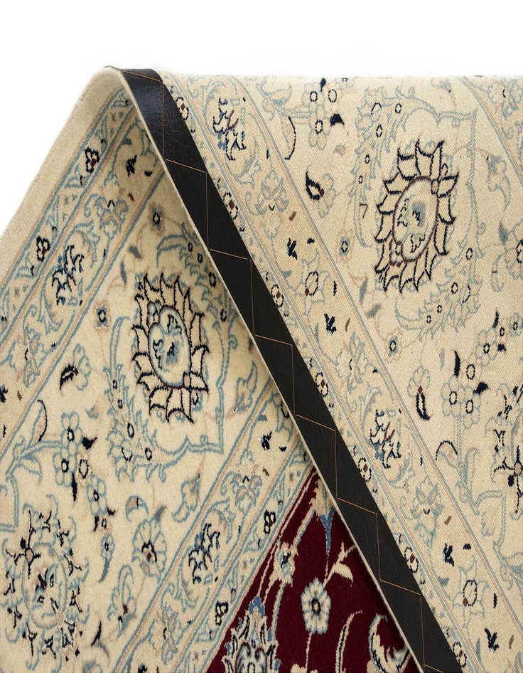 Detail image of  8' 2 x 11' 2  Hand Knotted Nain Persian Rug