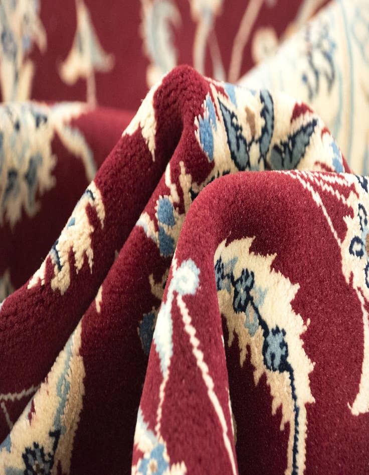 Detail image of  8' 2 x 11' 2  Hand Knotted Nain Persian Rug