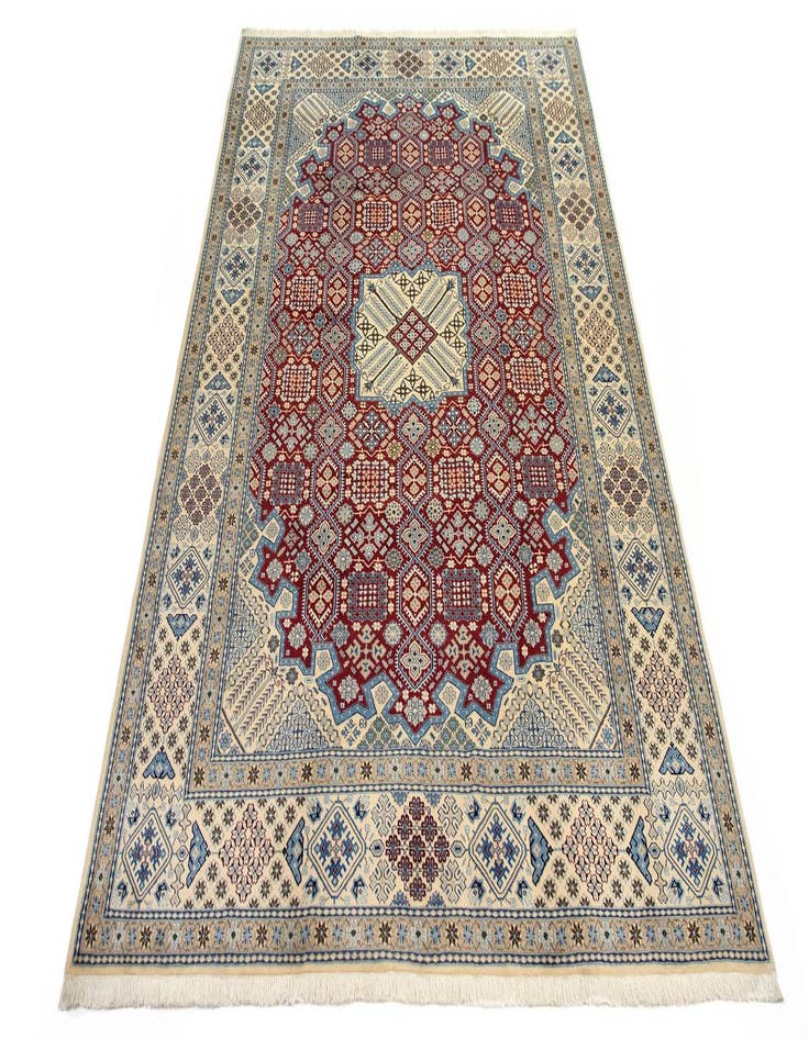 Detail image of  8' x 11' 4  Hand Knotted Nain Persian Rug