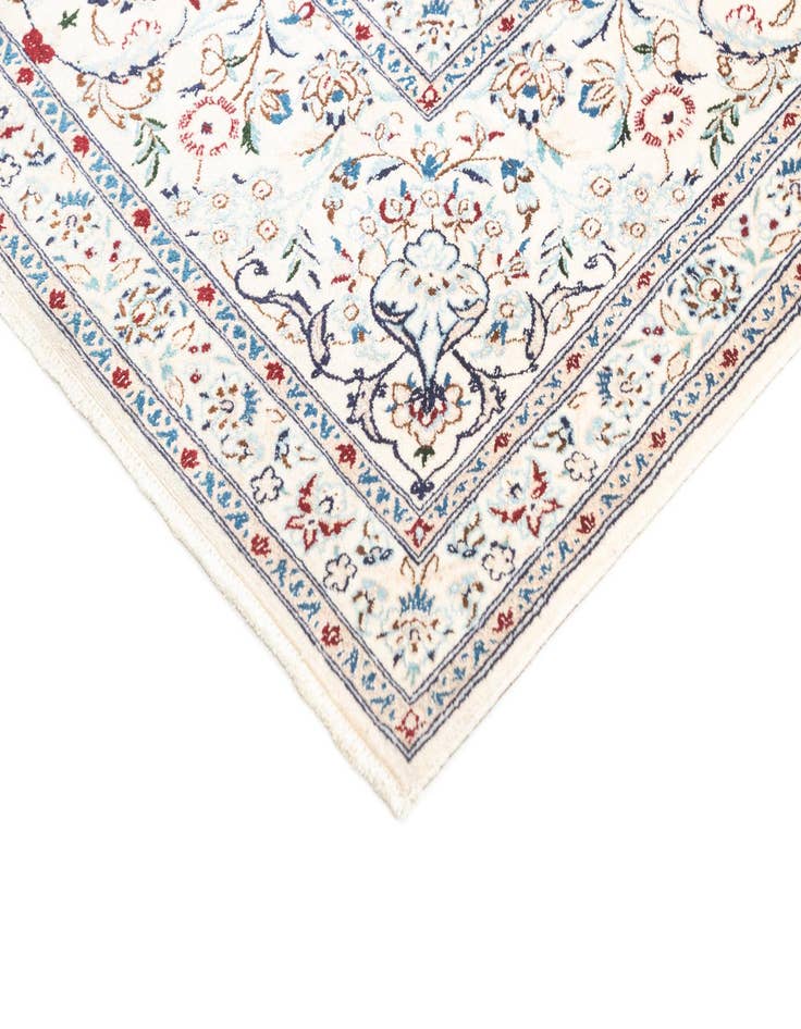 Detail image of  6' 7 x 6' 7  Hand Knotted Nain Rug