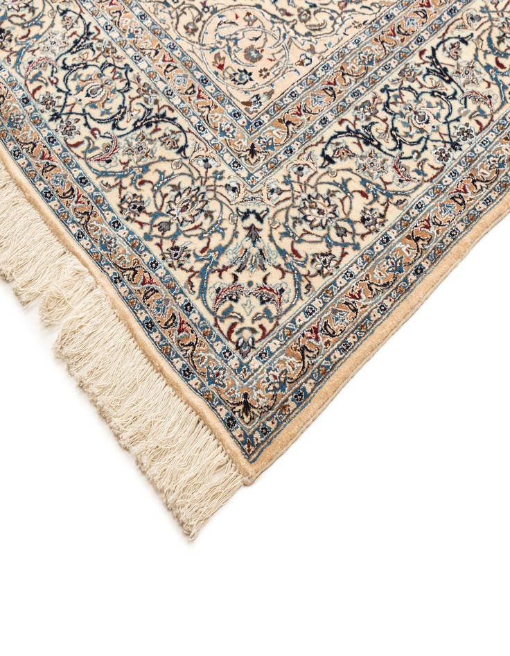 Detail image of  7' 1 x 10' 2  Hand Knotted Nain Rug