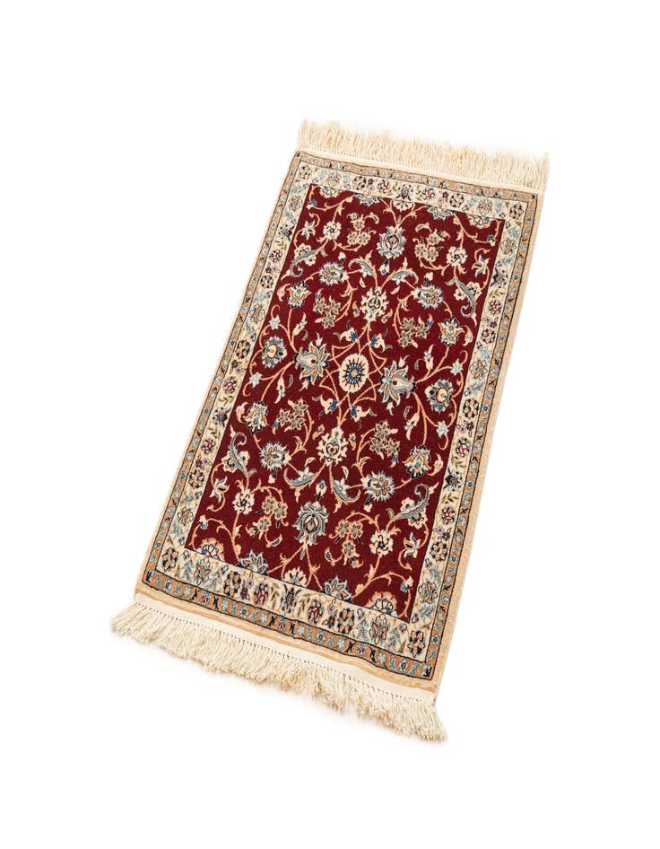 Detail image of  2' x 3'  Hand Knotted Nain Rug