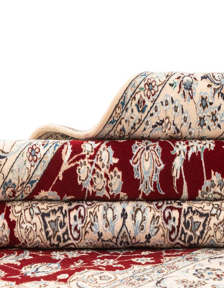 Detail image of  5' x 7' 5  Hand Knotted Nain Rug