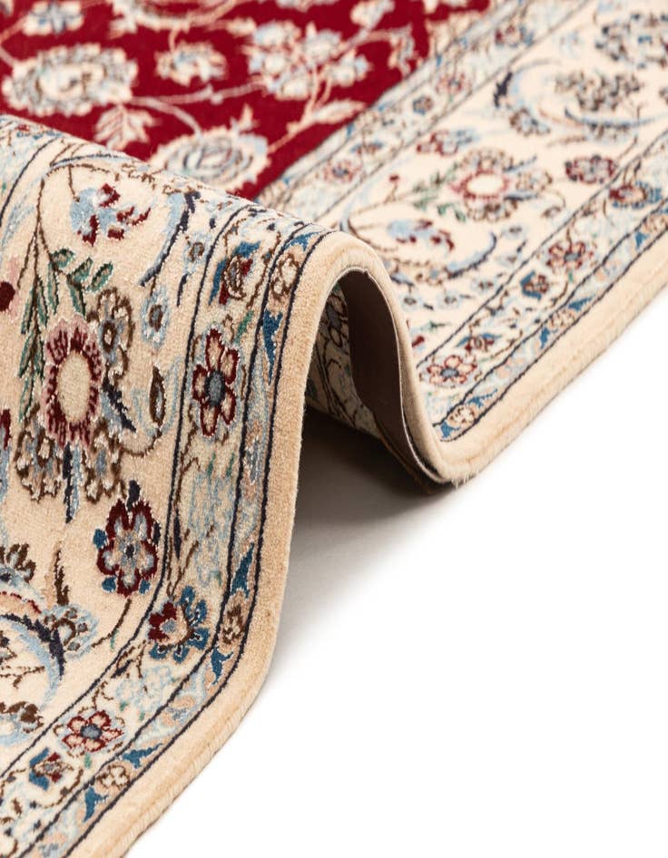 Detail image of  5' x 7' 5  Hand Knotted Nain Rug