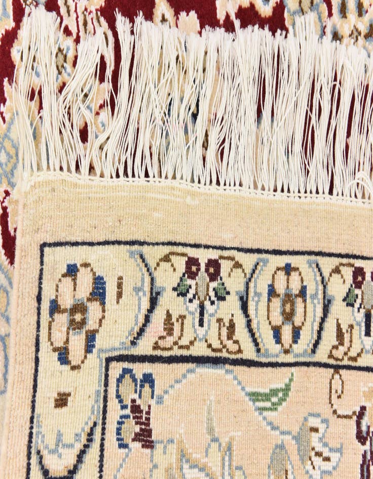 Detail image of  5' x 7' 11  Hand Knotted Nain Persian Rug