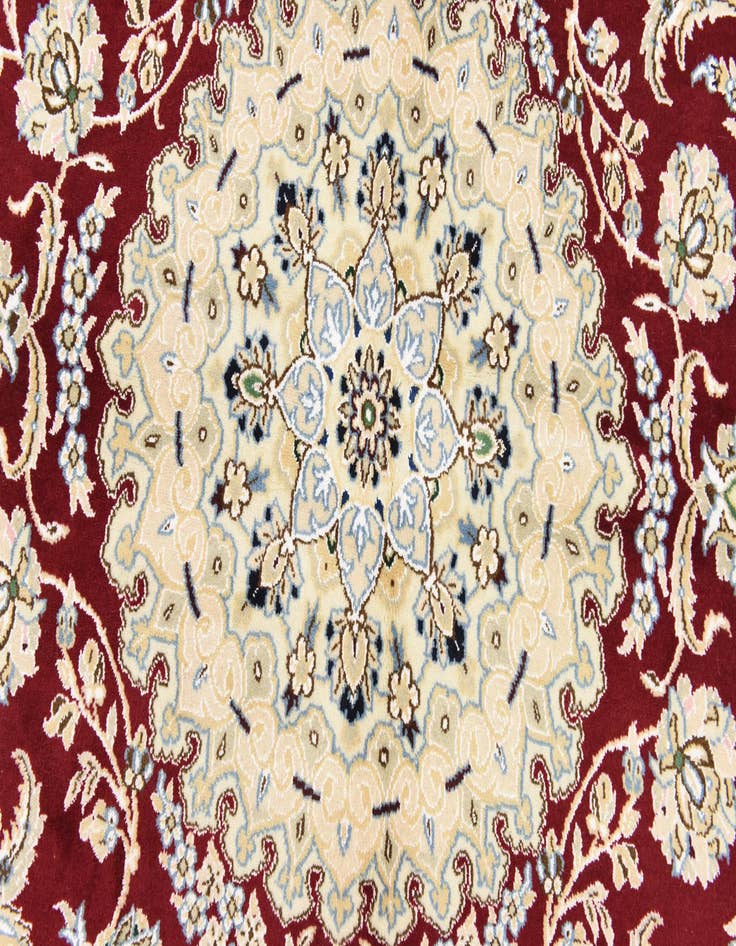 Detail image of  5' x 7' 11  Hand Knotted Nain Persian Rug